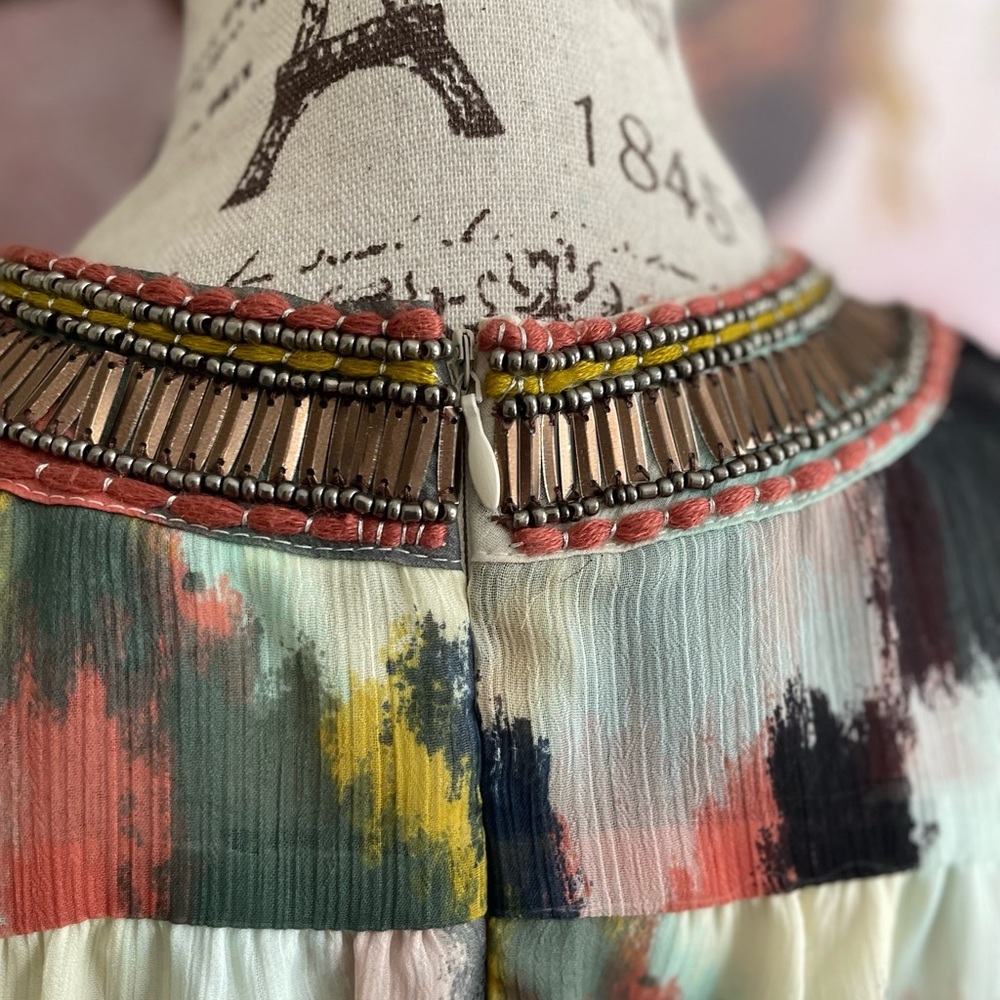 Anthropologie HD In Paris Multicolor Sleeveless Women's Top - Picture 4 of 7